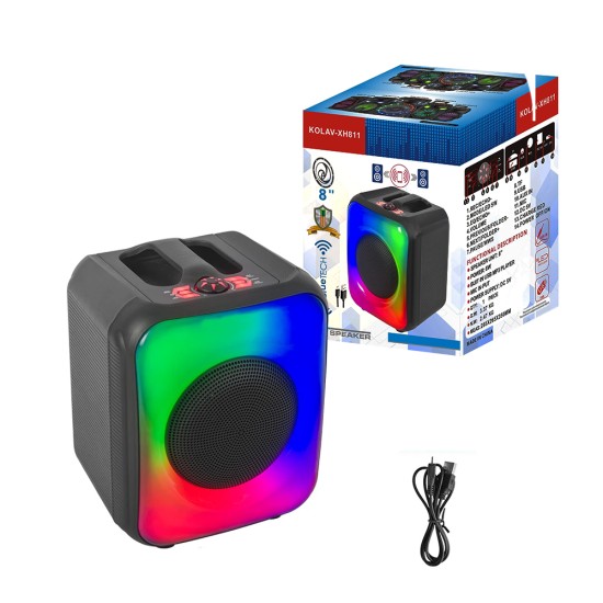 Ailiang Portable TWS Speaker Kolav-Xh811 8" Black